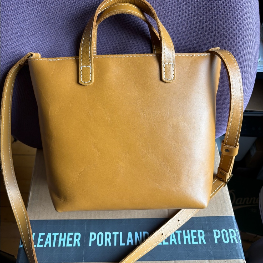 Portland Leather Goods Mango Mini Zip Crossbody - Picture 2 of 5